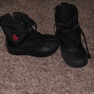 Toddler boys POLO duck boots